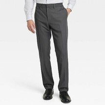 Men&#39;S Slim Fit Dress Pants - Gray 36X32 - £23.66 GBP