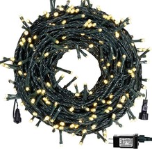 Outdoor Christmas String Lights 300 LED 105ft,Warm White - £12.99 GBP