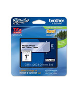 BROTHER INTL (LABELS) TZE151 TZE151 BLACK ON CLEAR FOR TZ MODELS - £42.74 GBP