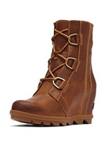 Sorel Joan of Arctic Wedge II Bootie Mid Boots Waterproof Elk Leather 10.5 New! - £118.69 GBP