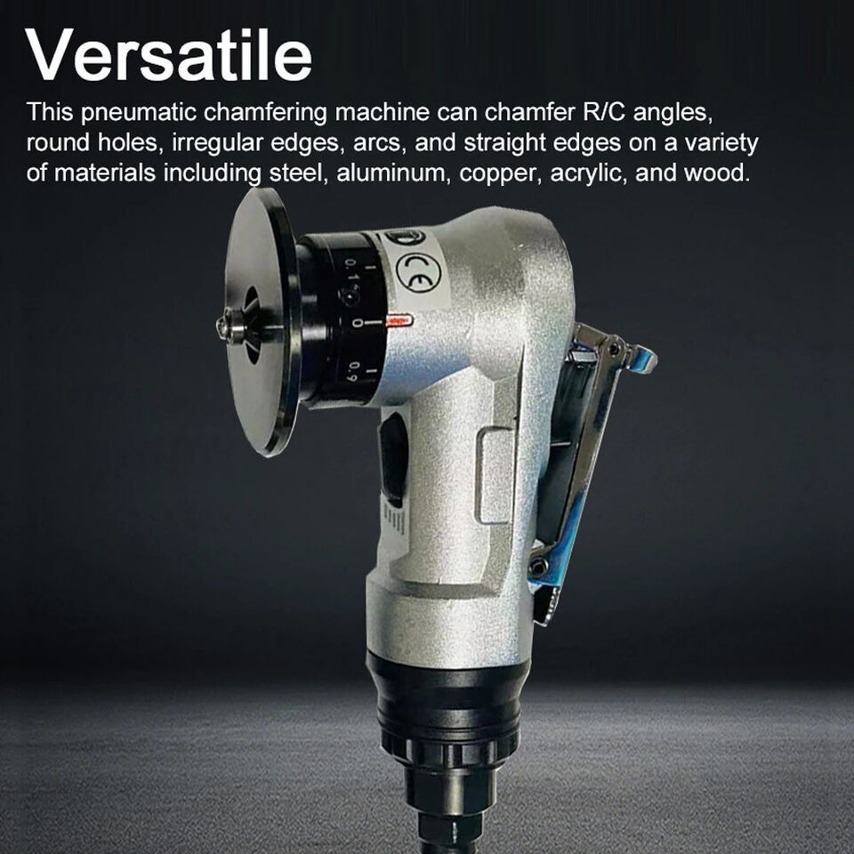 Portable Pneumatic Chamfering Machine – Handheld Beveling &amp; Deburring Tool - $29.69