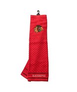 Team Golf 13510 NHL Chicago Blackhawks Embroidered Golf Towel, Checkered... - £13.44 GBP