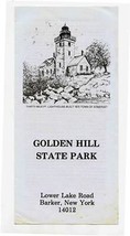 Golden Hill State Park Brochure Lower Lake Road Barker New York  - £13.60 GBP