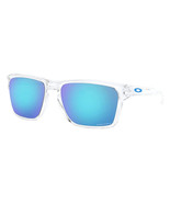Oakley OO9448-04 Sylas Sunglasses Polished Clear Prizm Sapphire - $127.99
