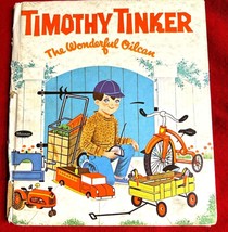 1968 Timothy Tinker The Wonderful Oilcan Whitman Tell A Tale Book Mabel ... - $5.93