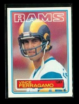 Vintage 1983 Topps Football Trading Card #90 Vince Ferragamo Los Angeles Rams - £3.94 GBP