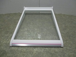 AMANA REFRIGERATOR GLASS SHELF SCUFFED/PINK/SILVER # 10436604 10436603 1... - $45.00