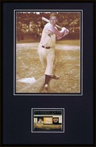 Ralph Kiner Framed 11x17 Game Used Bat &amp; Photo Display Pirates - £58.83 GBP