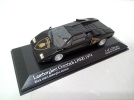 1/43 Minichamps/Kyosho &quot;Lamborghini countach 1974&quot; #433103108 black with... - $50.00