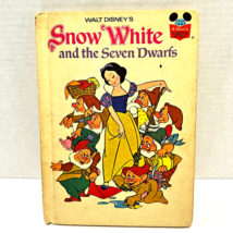 Vintage 1973 Walt Disneys Snow White and The Seven Dwarfs Hard Back - £8.48 GBP