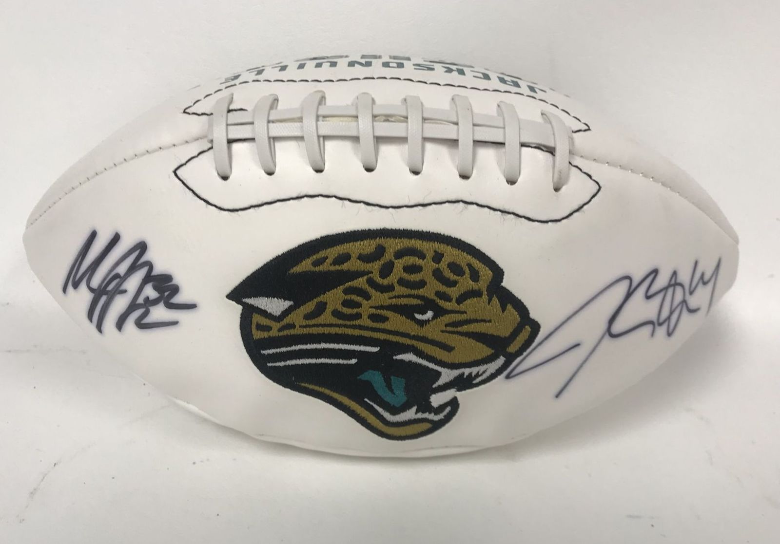 Maurice Jones-Drew &amp; Justin Blackmon Signed Autographed Full-Sized Jacks... - $34.99