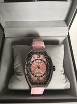 Montres De Luxe Women&#39;s EXL 9203 Estremo Quartz Pink Dial silver Watch new $1400 - £359.44 GBP