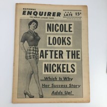 National Enquirer Newspaper July 17 1960 Nicole Looks After The Nickels - $76.00
