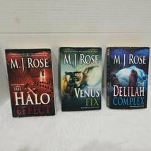 Lot of 3 M.J. Rose Books The Venus Fix,The Delilah Complex,The Halo Effect - £14.00 GBP