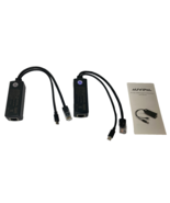2pk AuviPal Gigabit Splitter, PoE to Micro USB Power &amp; Ethernet for Rasp... - $13.85