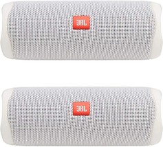 Jbl Flip 5 Waterproof Portable Wireless Bluetooth Speaker Bundle - (Pair... - £149.15 GBP