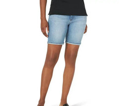 Lee Women&#39;s Midrise Bermuda- Adjustable Cuff Shorts, Ultramarine Size 18M - £18.98 GBP