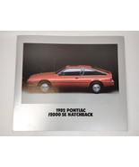82 PONTIAC Phoenix J2000 SE Hatchback Showroom Dealer Advertisement 17x2... - $3,763.16 MXN