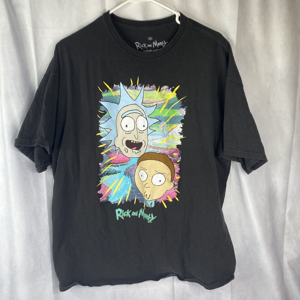 Primary image for Rick and Morty T-Shirt Adult Swim Mens Size 2XL XXL Adult Swim Tshirt Tee Men