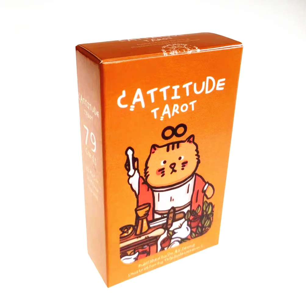 NEW Cattitude Tarot Cards For Divination Personal Use Poker Cats Oracle Deck Hot - £6.45 GBP+