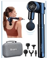 Napre Foldable Massage Gun - 5 Adjustable Angles - Portable Case + Attac... - $1,476.87 MXN