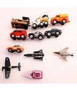 Vintage Micro Machines set 11 vehicles cars jets planes speedboat milita... - $12.00