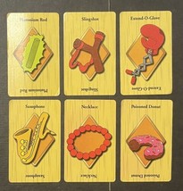 Clue The Simpsons 2nd Edition Replacement Pieces Parts - 6 Weapon Cards - $9.75