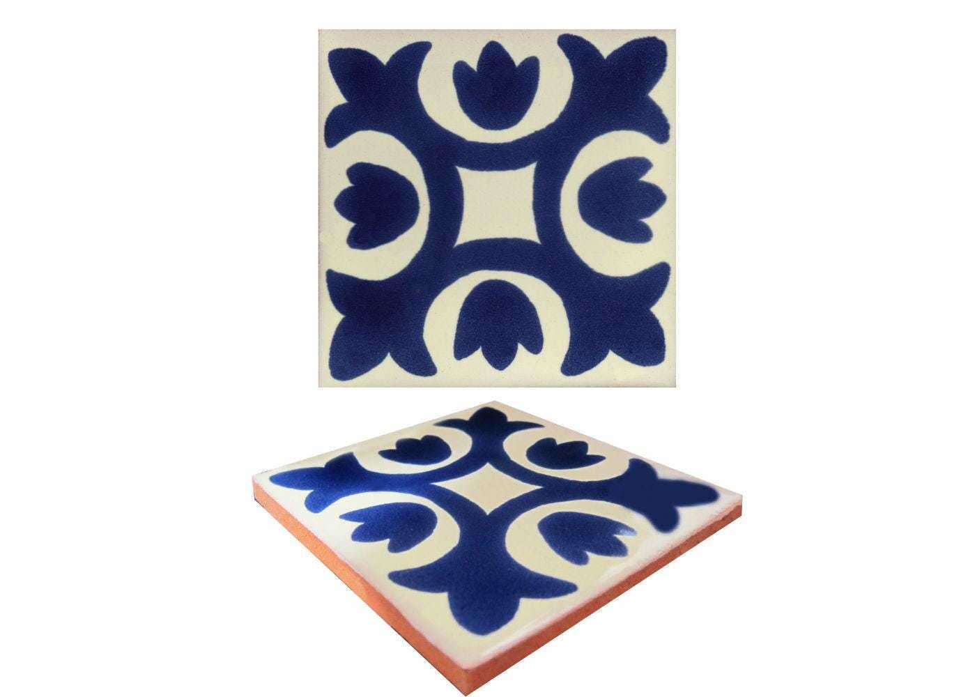 Mexican Talavera Ceramic Tiles Tradicional Handcrafted -  Alatorre -  (y... - $199.00