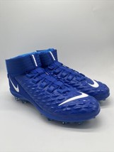 Nike Force Savage Pro 2 Blue/White Football Cleat AH4000-400 Men&#39;s Size 13.5 - $99.96