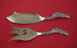 Shiebler Sterling Silver Fish Serving Set 2pc GW w/Lion Crest &amp; Fork Pcd 12 1/2&quot; - £795.00 GBP