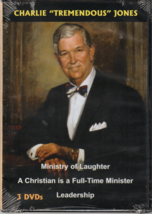 New! Charlie &quot;Tremendous&quot; &quot;T&quot; Jones Dynamic Messages 3XDVD Ministry Of Laughter - £23.76 GBP