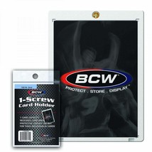 3 BCW 1-Screw Screwdown 120pt. Jersey &amp; Memorab. Sized Super Thk. Card H... - £7.65 GBP
