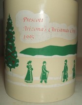 Prescott, Arizona Christmas City 1995 ceramic coffee mug Charlott Hall m... - $285.10 MXN