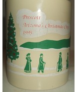 Prescott, Arizona Christmas City 1995 ceramic coffee mug Charlott Hall m... - €12,96 EUR