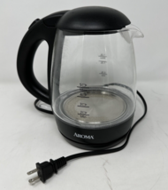 Aroma Glass Electric Kettle 1.2L 5cup Instant Tea Coffee Boil Water In 1 Minute - £18.74 GBP