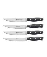 HENCKELS Forged Accent Razor-Sharp Steak Knife Set of 4, Black, German E... - €57,94 EUR
