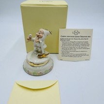 Lenox Porcelain Disney Showcase Bashful Treasure Box Trinket Box Figurine - $49.50