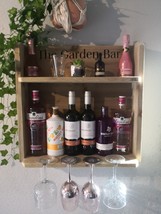 wall mounted garden bar/wine rack/gin bar/personalised bar/birthday gift - $50.64