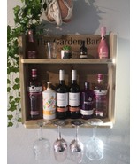 wall mounted garden bar/wine rack/gin bar/personalised bar/birthday gift - €43,55 EUR