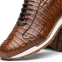 Marco Di Milano genuine caiman crocodile fashion sneaker Alonzo Bay Apache image 4