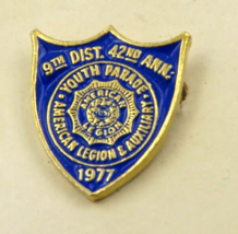 VTG American Legion Youth Parade Lapel Pin 1977  9th District - $7.87
