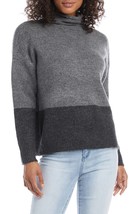 Karen Kane Color Blocked Turtleneck Sweater - £41.24 GBP