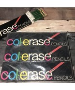 Vtg Lot 72 Faber Castell Col-erase Colored Pencils 1292 Grass Green 6 Dz... - $53.06