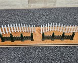 Metal Ornate &amp; Metal Wood Fences for Christmas Village! - £9.97 GBP