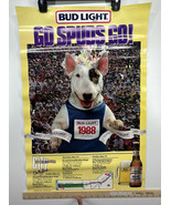 Vintage Original 1988 Budweiser Bud Light Go Spuds Go 29”x19” Poster - €16,93 EUR