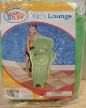 Kids Green Octopus Lounge With Backrest Inflatable Pool Float - New - £11.59 GBP