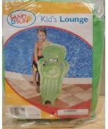 Kids GREEN OCTOPUS Lounge with Backrest Inflatable Pool Float - NEW - £11.61 GBP