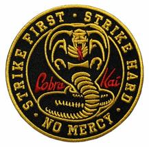 Miltacusa Cobra Strike First Strike Hard Karate Kid Patch [Iron on Sew on-3.5 in - £8.01 GBP