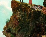 Vtg Cartolina 1900-10 Il Overhanging Rock On Mt.Tamalpais Marin Contea Ca - $18.20