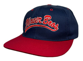 Vintage Warner Bros Hat Cap Blue &amp; Red Acme Clothing Snapback Adjust Made in USA - £19.35 GBP